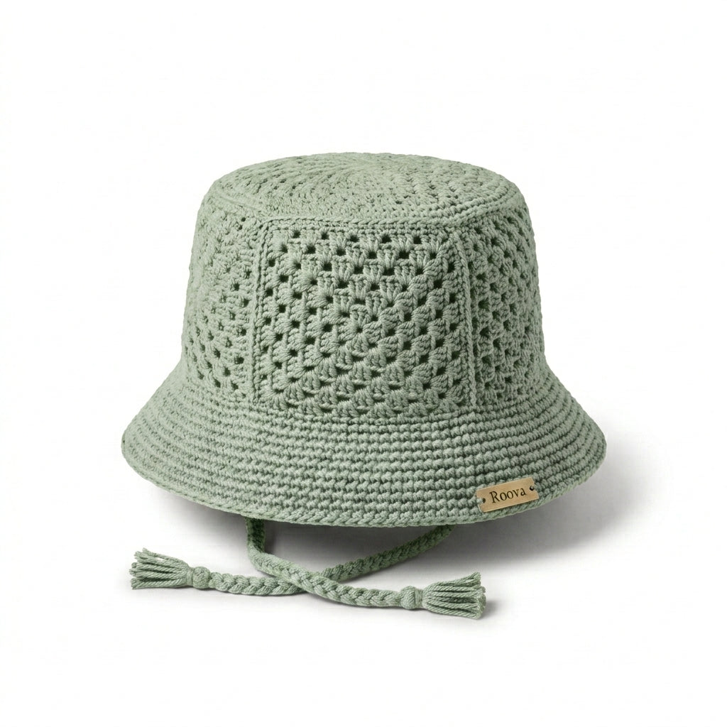 Roova Crochet Bucket Hat
