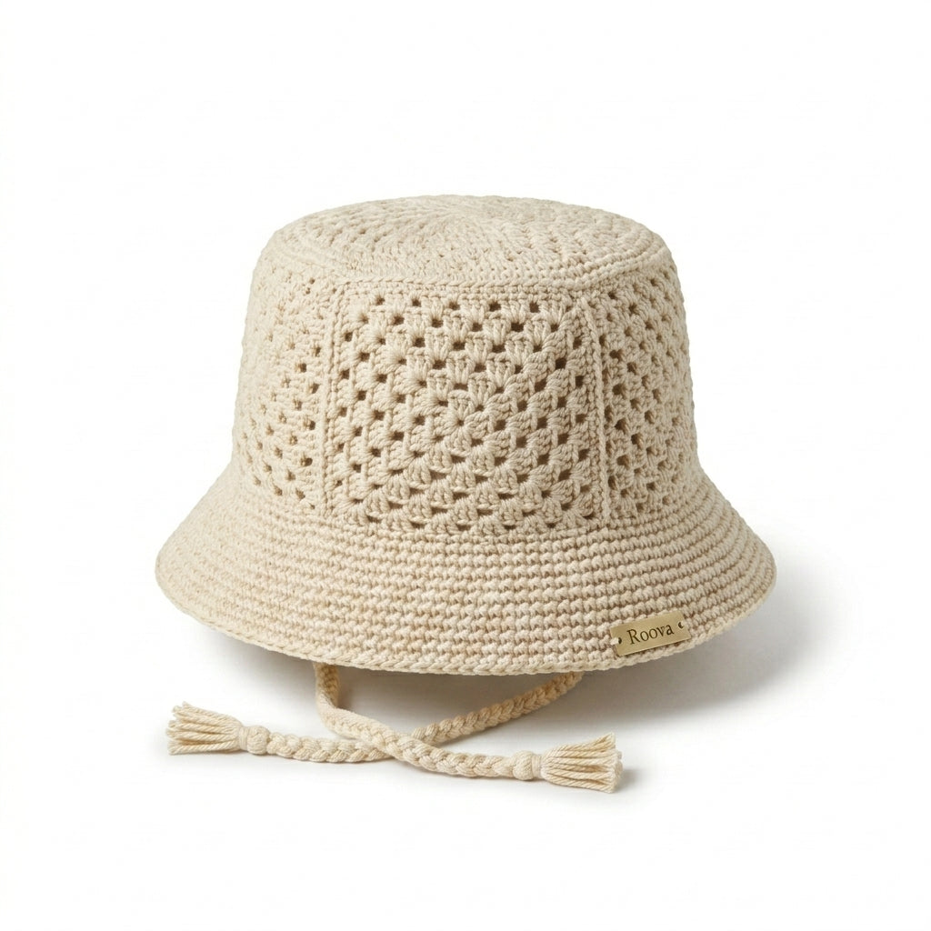 Roova Crochet Bucket Hat