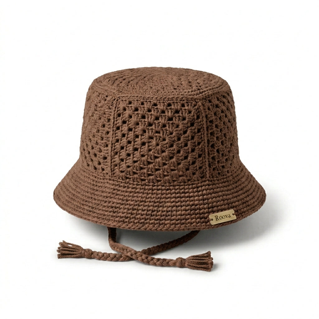Roova Crochet Bucket Hat