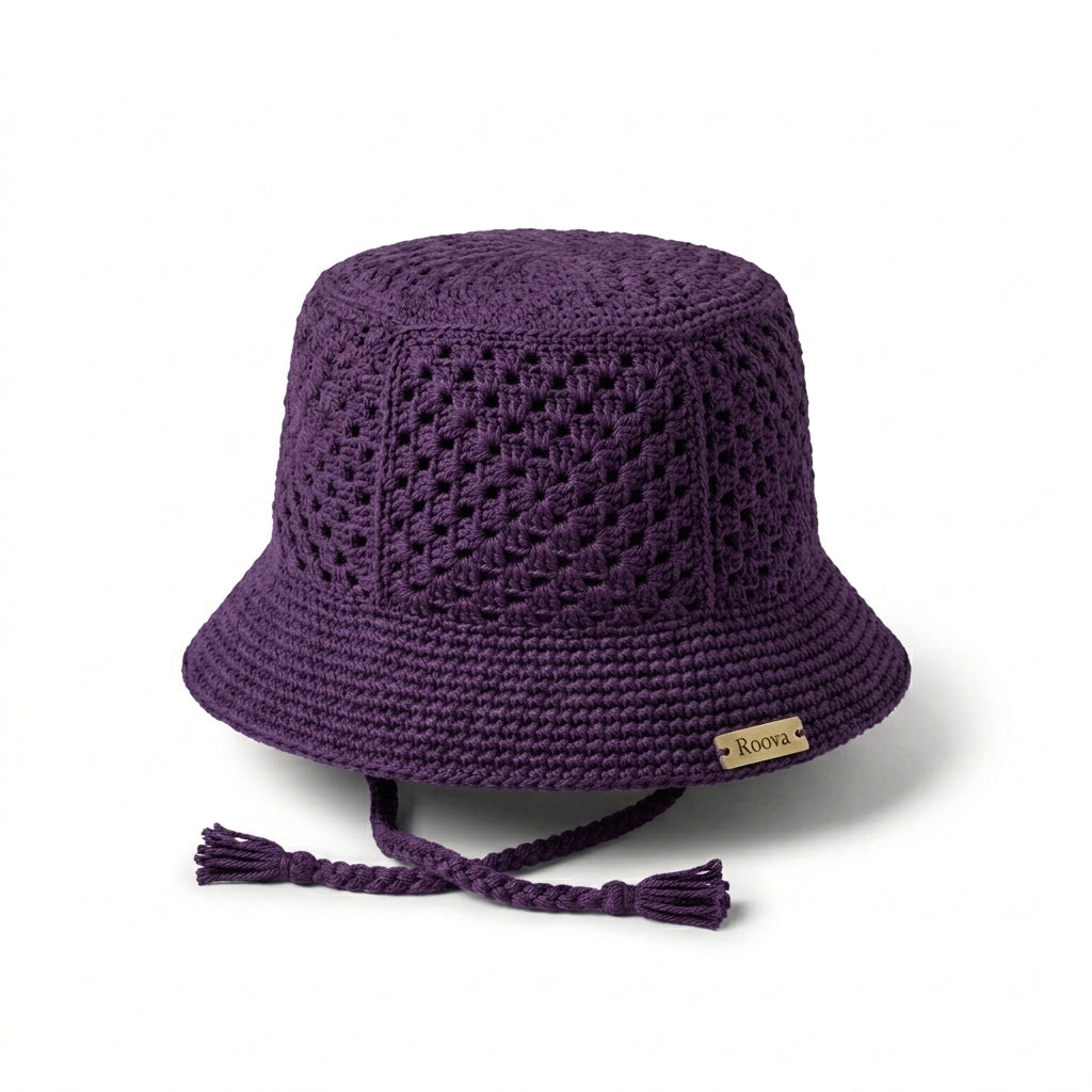 Roova Crochet Bucket Hat